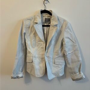 Amisu Light Cream Blazer Jacket